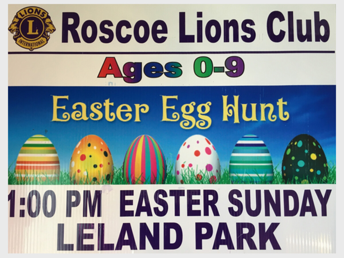 Roscoe Lions Club Easter Egg Hunt