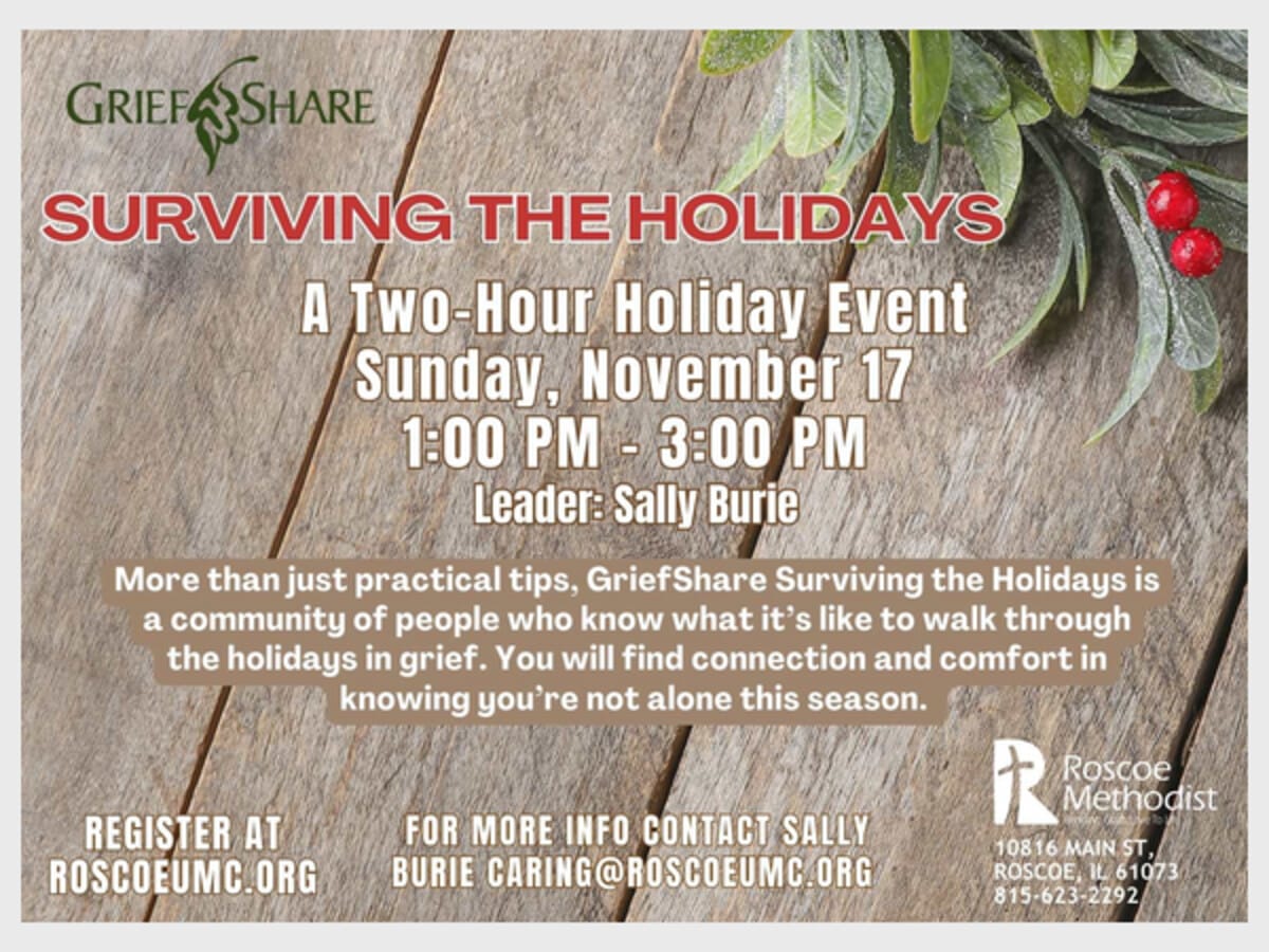 Surviving the Holidays: GriefShare