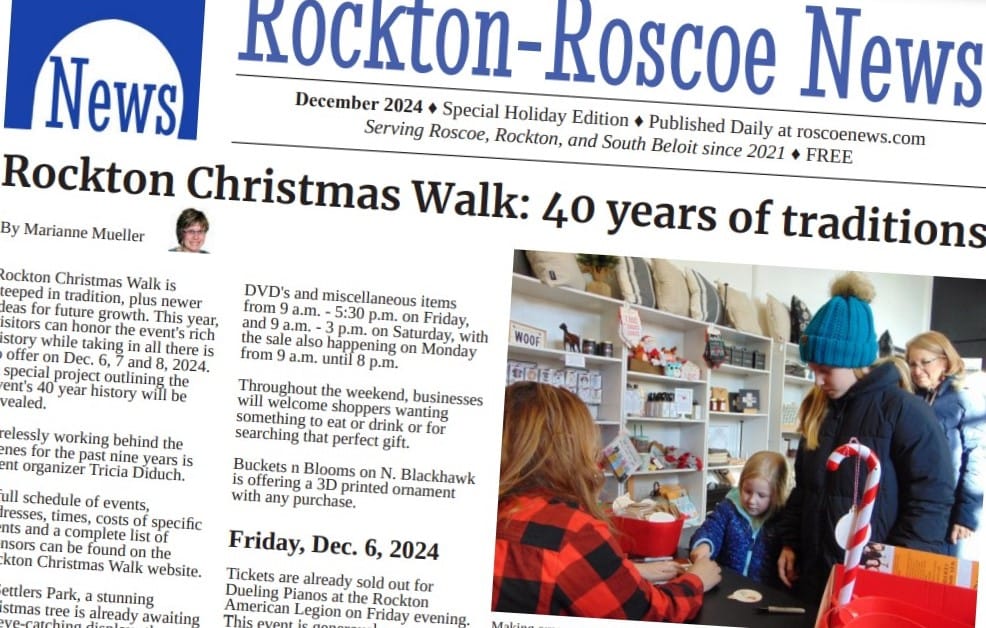 Rockton-Roscoe News publishes special holiday print edition for 2024