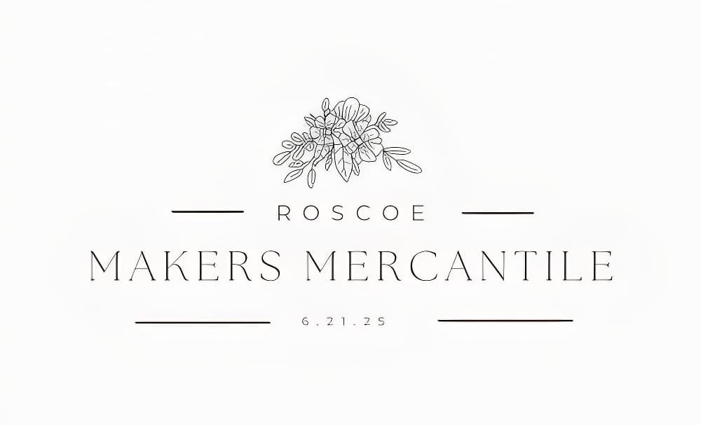 Shop local at the Roscoe Makers Mercantile on Jun 21