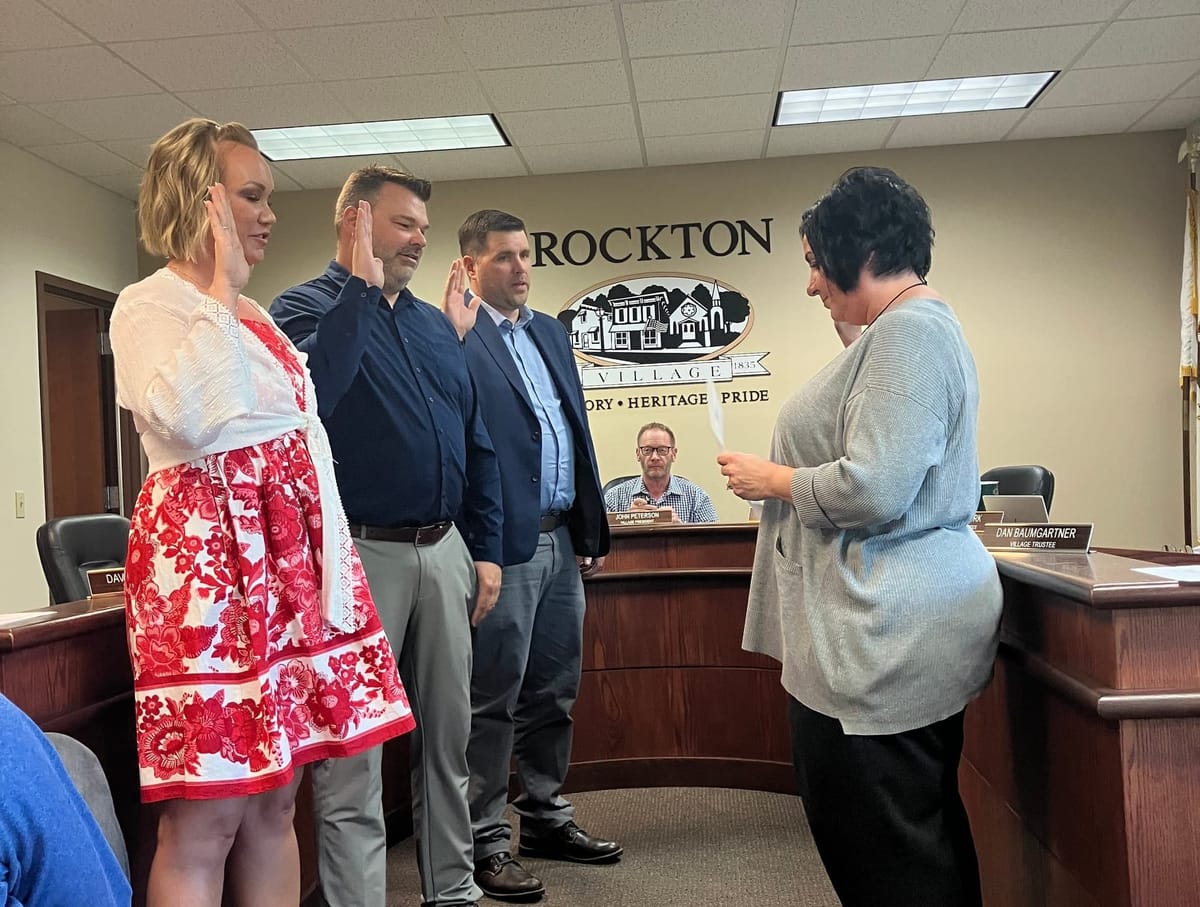 New Rockton Village Trustees sworn in, appointments and assignments given