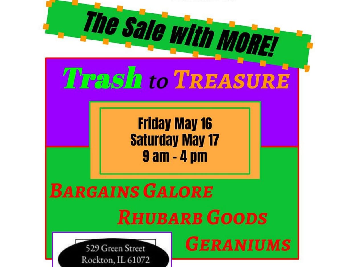 Spring Trash to Treasure Sale