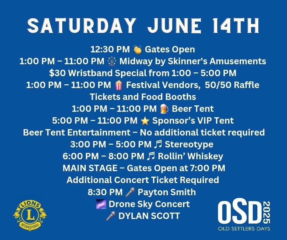 #OSD2025 - Saturday June 14th 2025