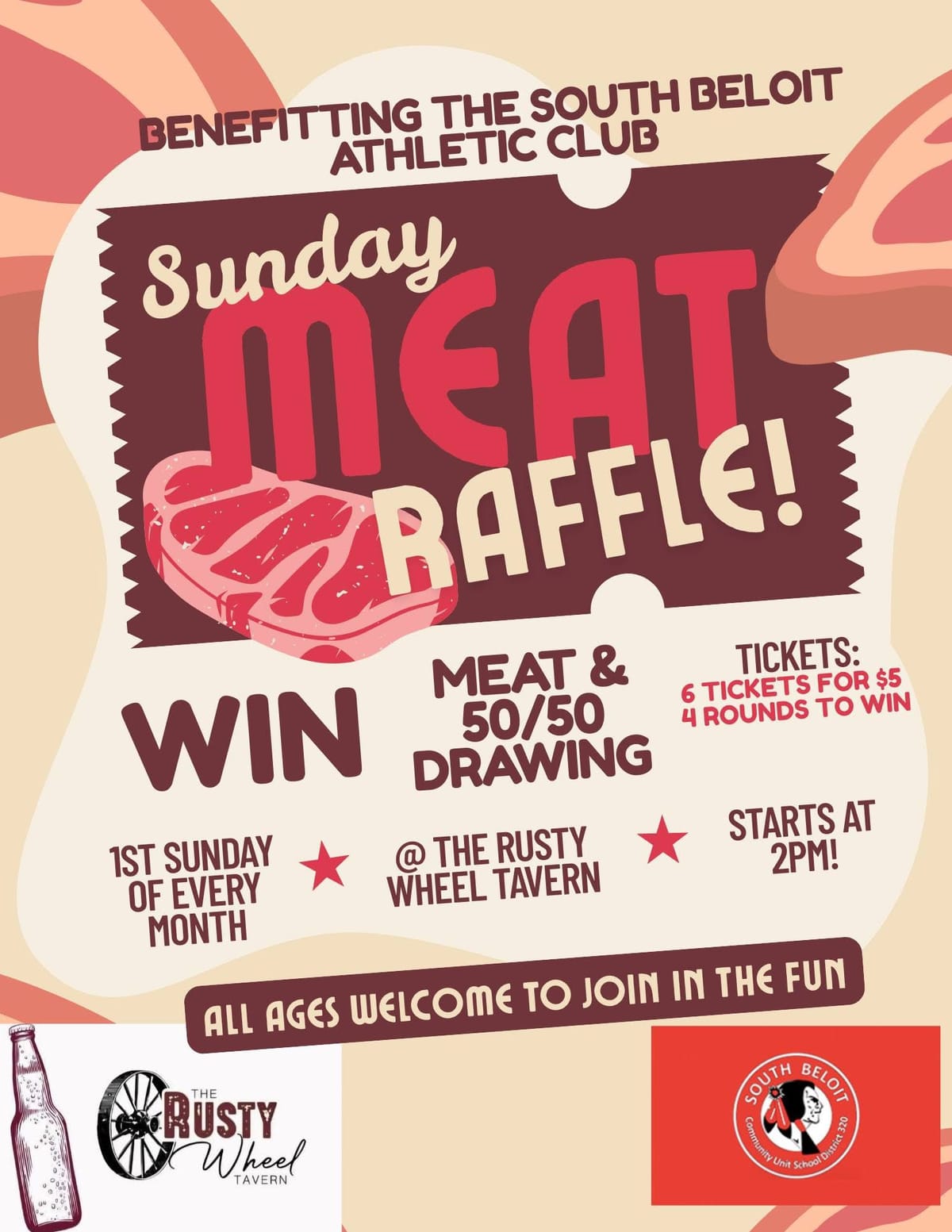 Meat Raffle Benefitting the South Beloit Athletic Club