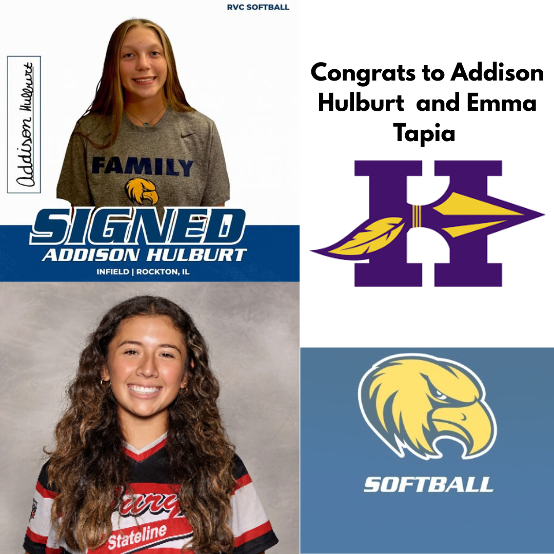 RVC softball getting 2 Hononegah softball players