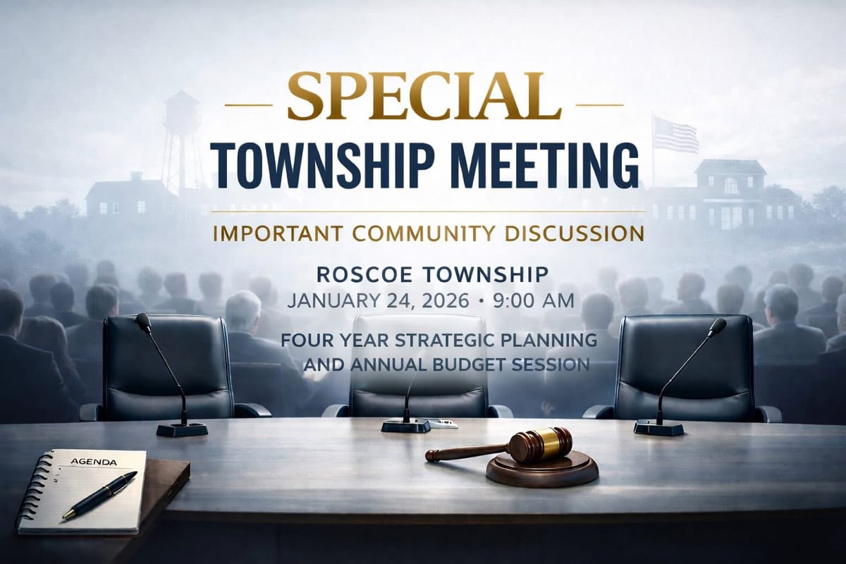 Roscoe Township Special Meeting