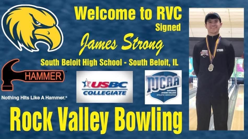 Strong commits to National Power Rock Valley College Bowling