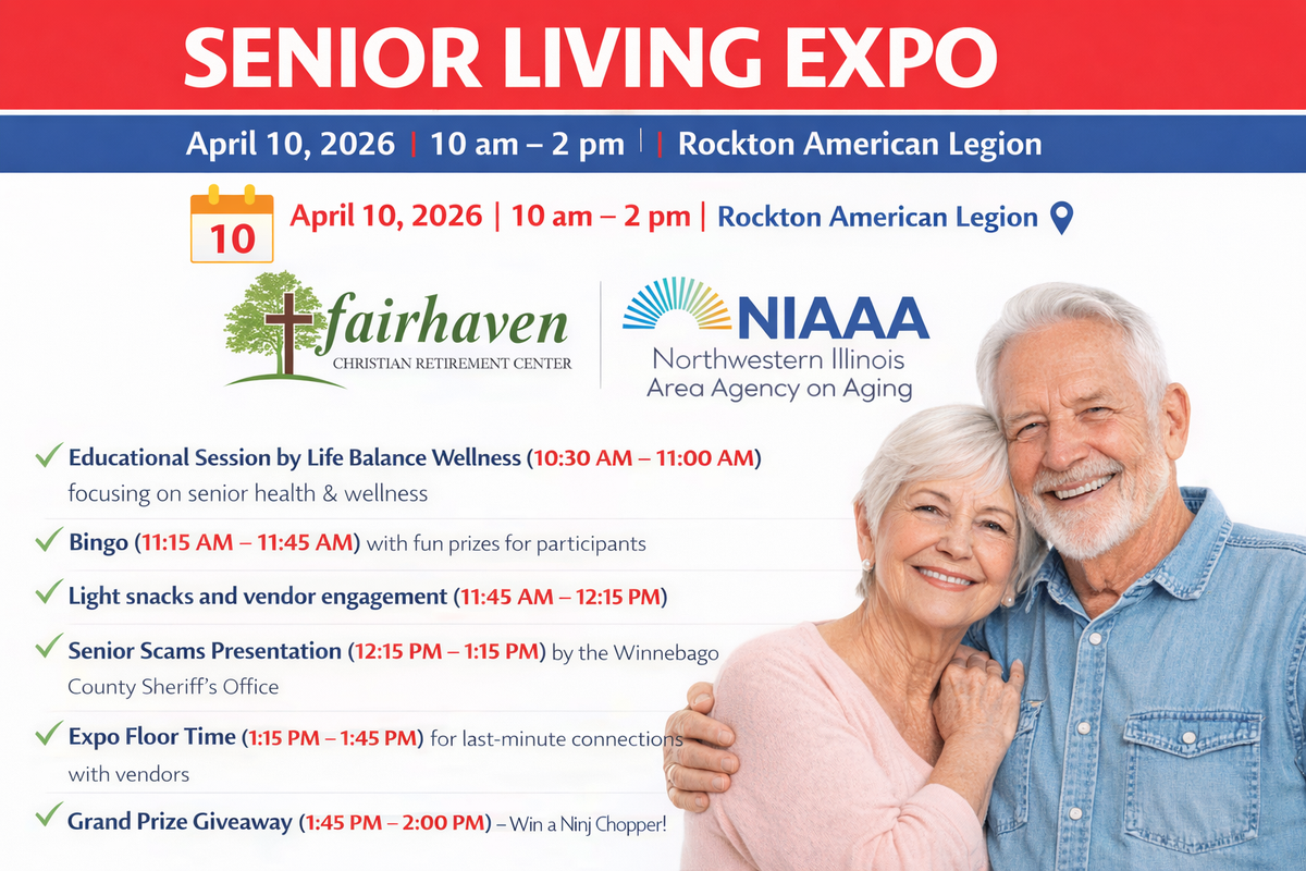 Senior Living Expo April 10 2026 10 am - 2 pm Rockton American Legion Brings Resources, Education, and Community Connection to Rockton