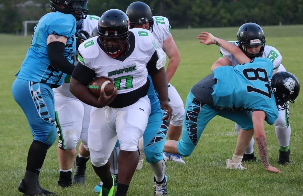 Rampage roll to 72–0 win, stay perfect in NLFL Play