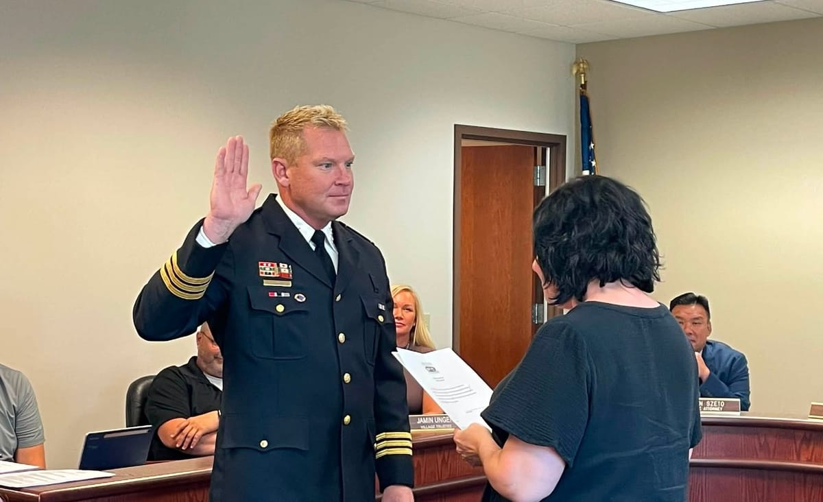 Former Deputy Chief Jobst  sworn in as Rockton’s new Chief of Police