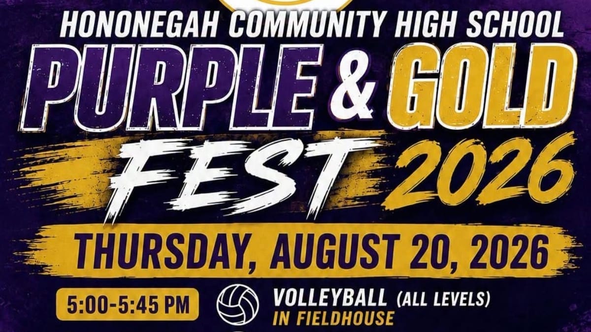 Hononegah Purple & Gold Fest Set for Thursday