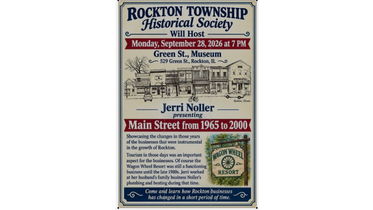 Downtown Rockton in the 1950s through 2000