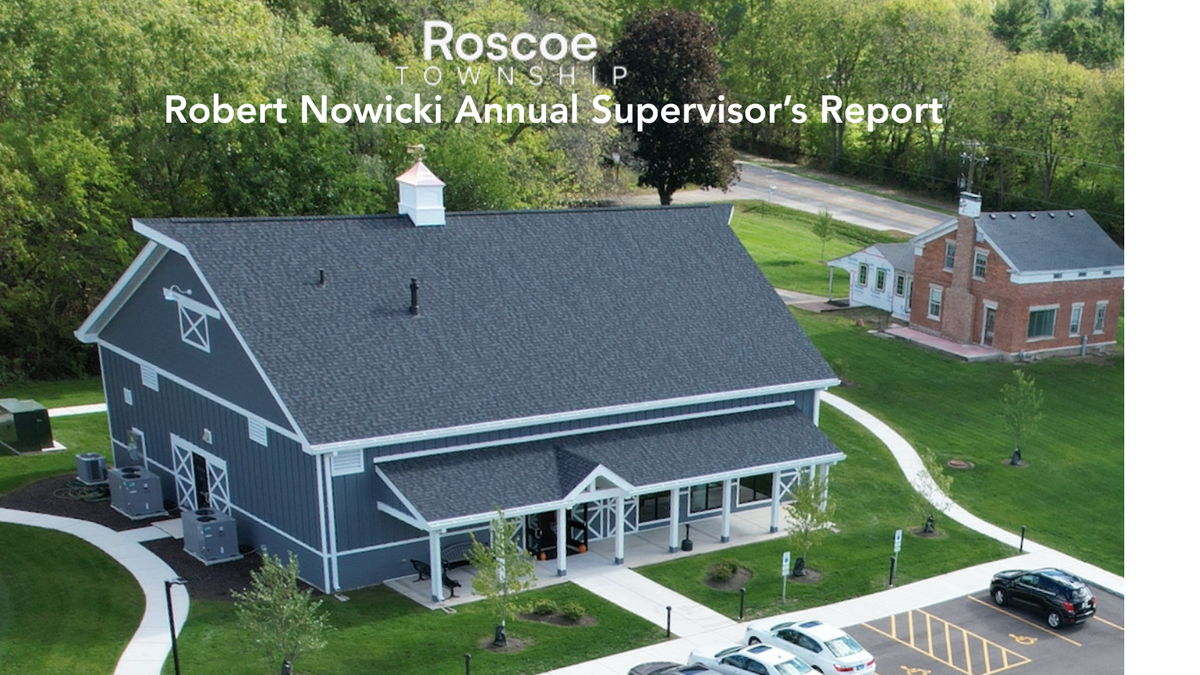 Roscoe Township Supervisor’s Annual Report