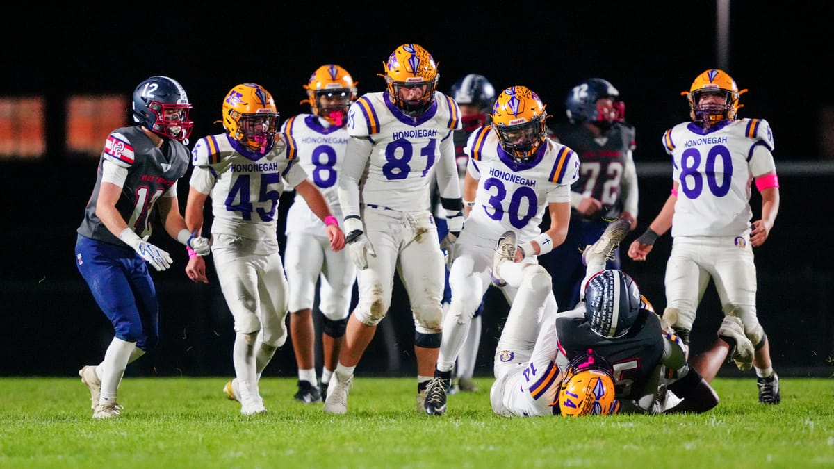 Hononegah Stands Tall as they surge past Belvidere North 38–15, Closing out an 8–1 Season With a Statement