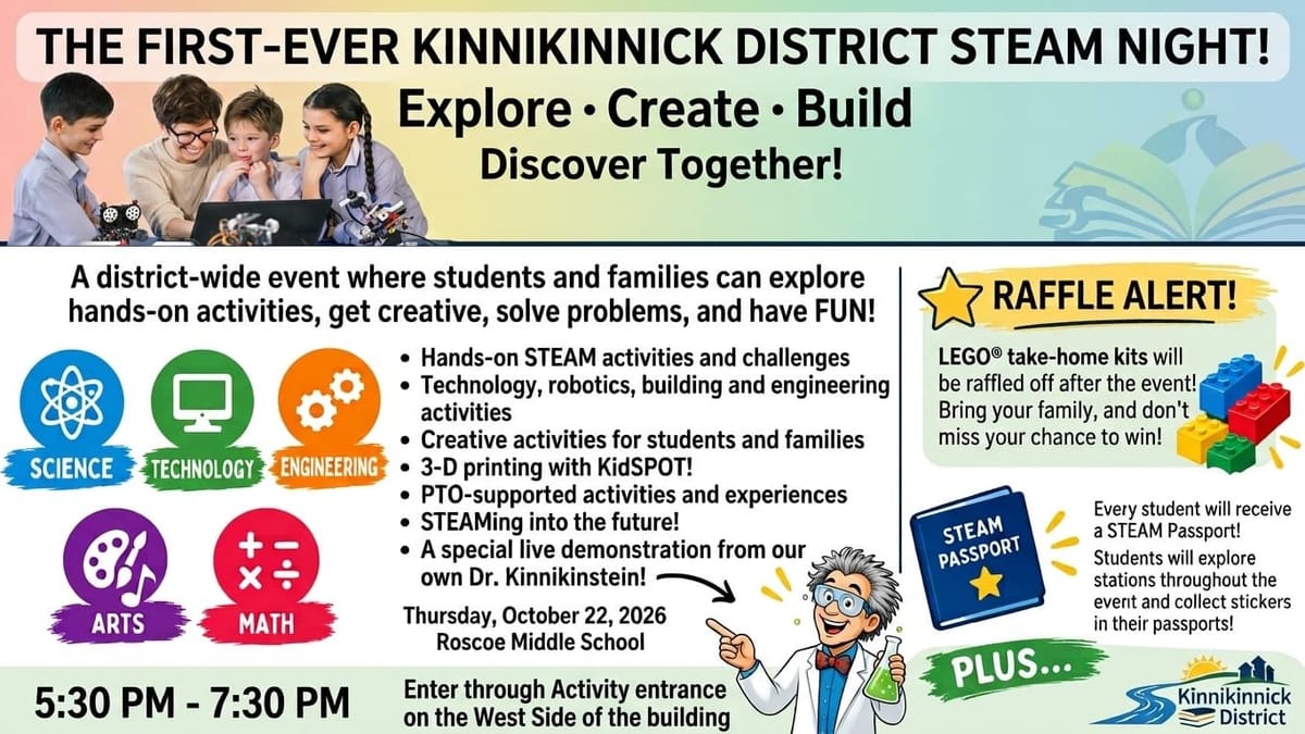 Robots, Catapults, LEGO Challenges and a Mad Scientist? Kinnikinnick's First STEAM Night Promises Fun for the Whole Family