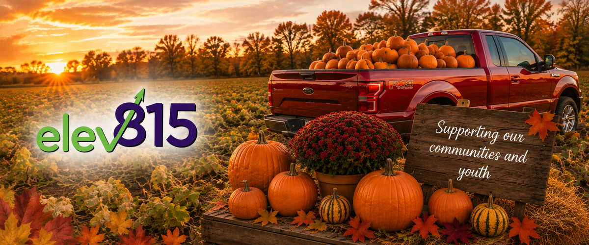 elev815 has started their Pumpkin Fundraiser Across Six Community Locations