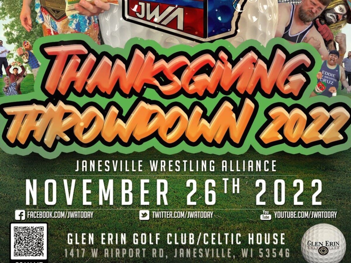 Live Pro Wrestling - Janesville Wrestling Alliance's Thanksgiving Throwdown 2022