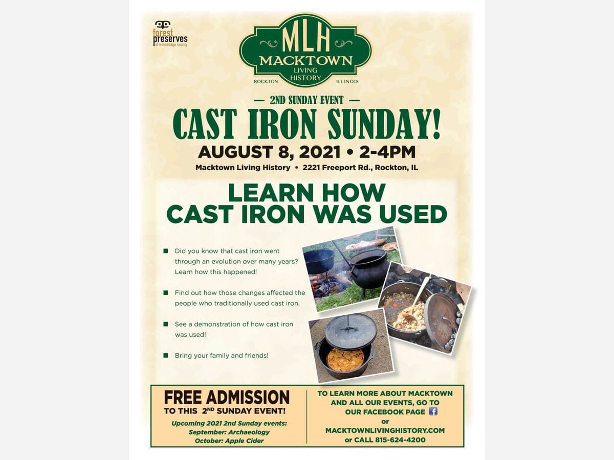 Cast Iron Sunday at Macktown Living History