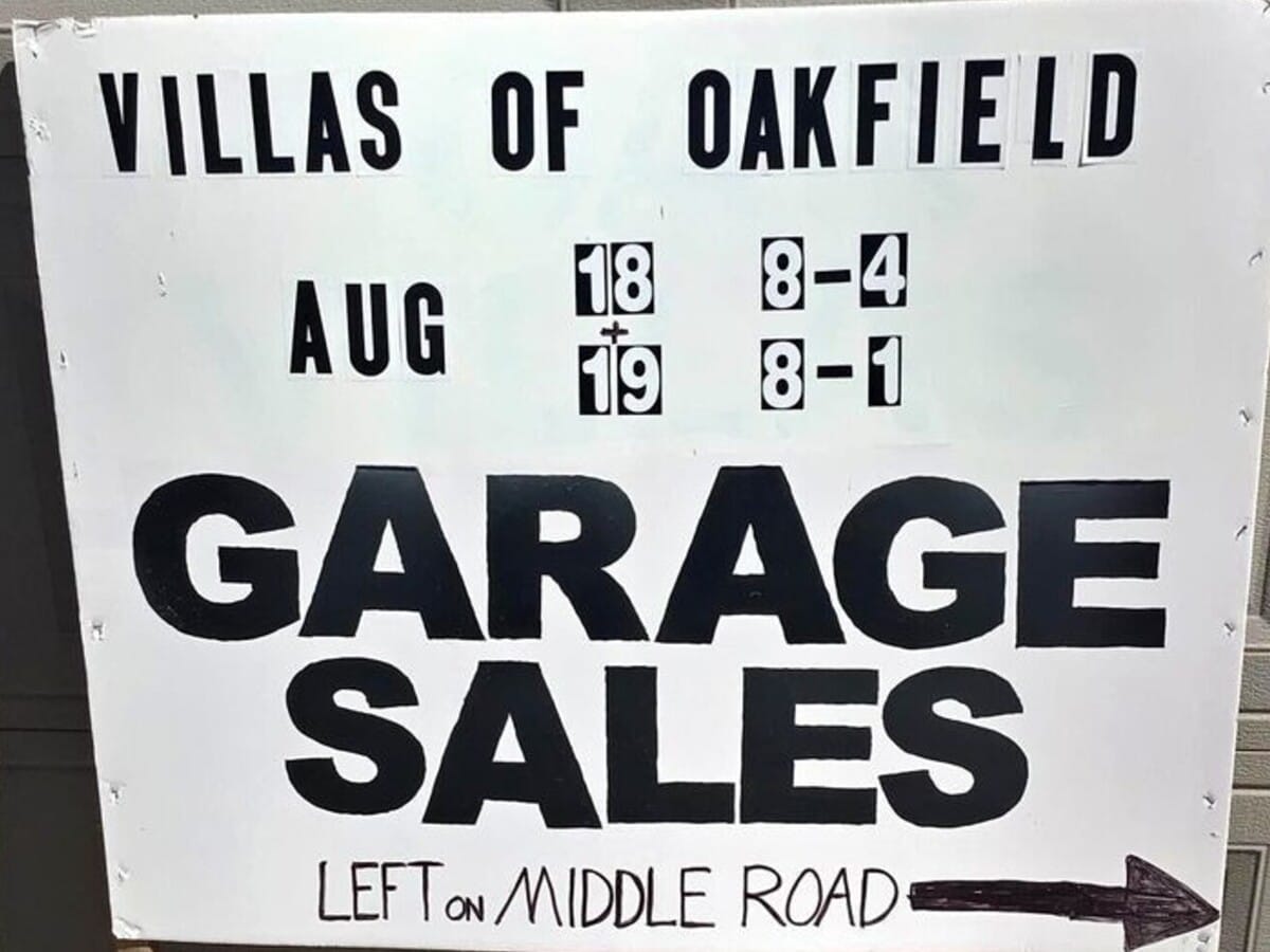 Neighborhood garage sale in South Beloit starts Friday