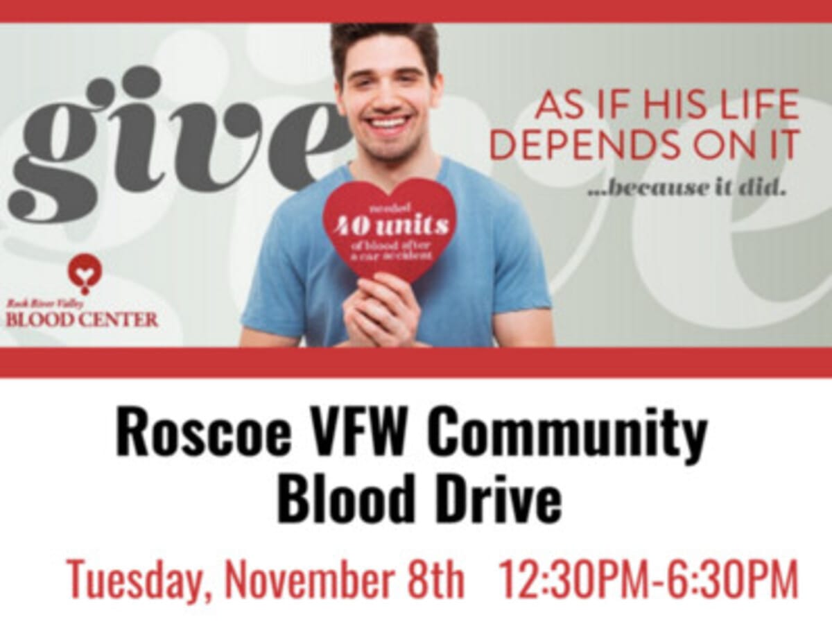 Roscoe VFW/RREACH Blood Drive