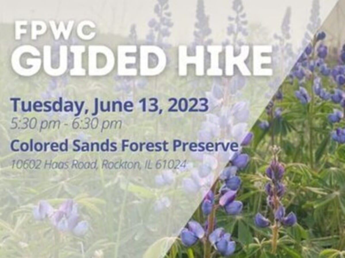 Guided Hike at Colored Sands Forest Preserve