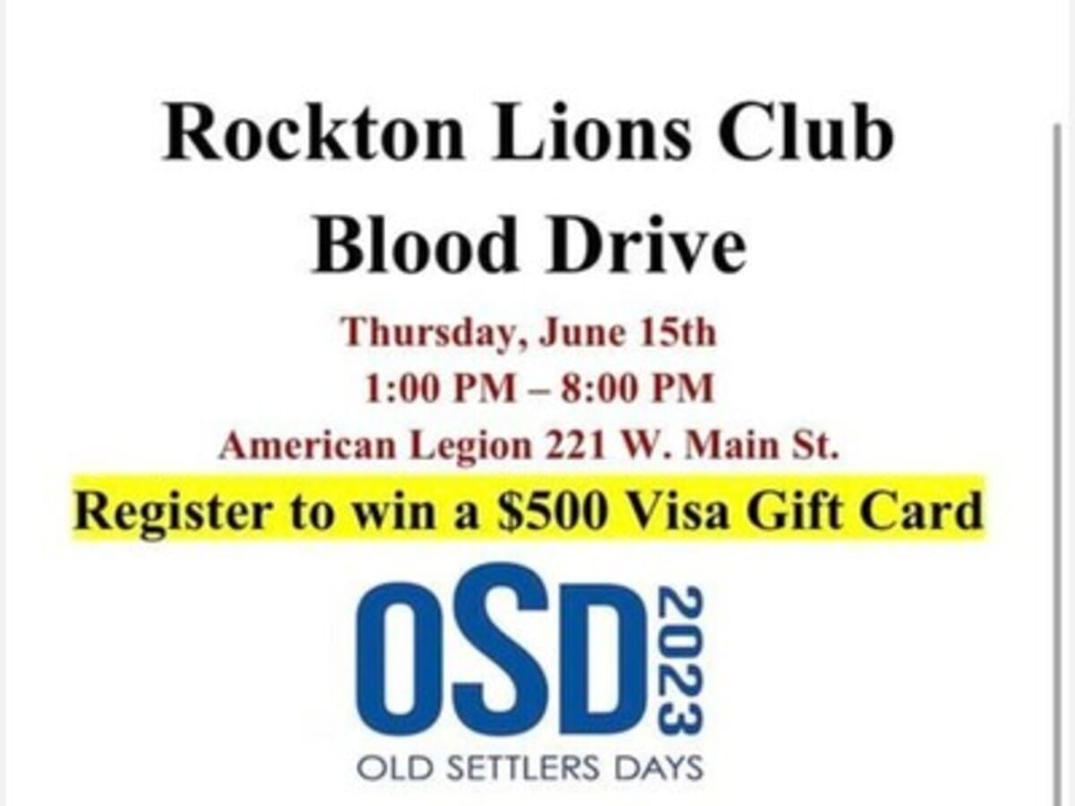 Rockton Lions Club Blood Drive