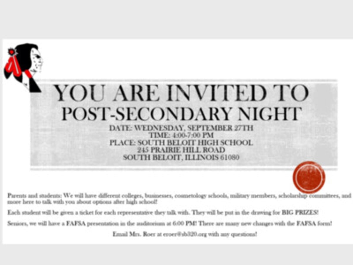 South Beloit Post-Secondary Night