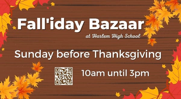 9th Annual Fall'iday Bazaar