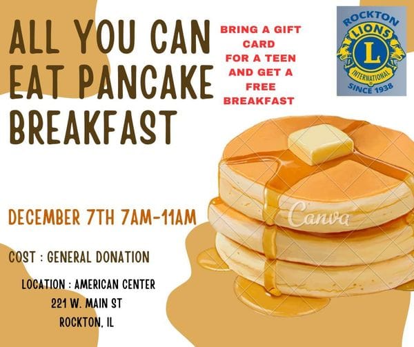 All You Can Eat Pancake Breakfast