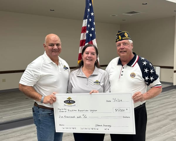 RDM Foundation generously donates to Rockton American Legion