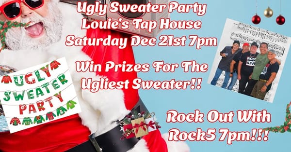 Louie's Ugly Sweater Party with Rock 5