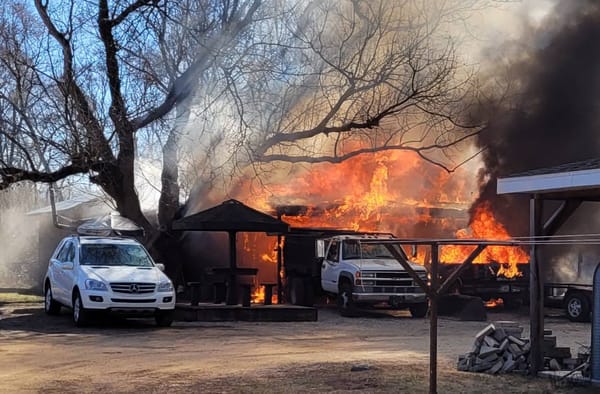 Building lost, house saved, no injuries in rural South Beloit fire