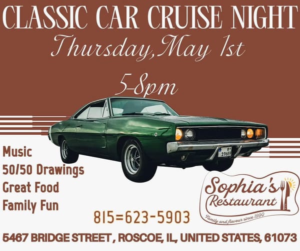 Sophia's Restaurant Cruise Night
