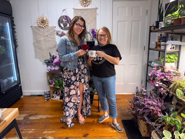 A blooming partnership: Buckets n Blooms and Dee Dee’s team up on Main Street