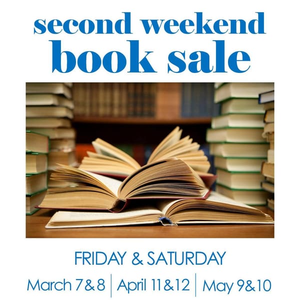 Talcott Library Second Weekend Book Sale