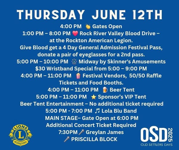 #OSD2025 - Thursday June 12th 2025
