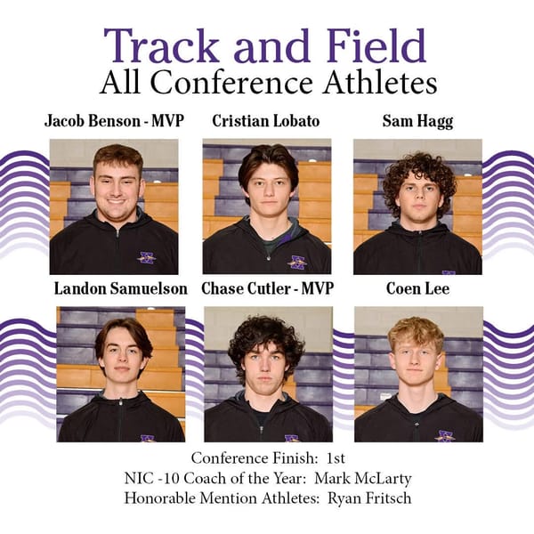 38 Athletes for Hononegah earned Honorable Mention for the NIC-10 Spring 2025 Sports Season.