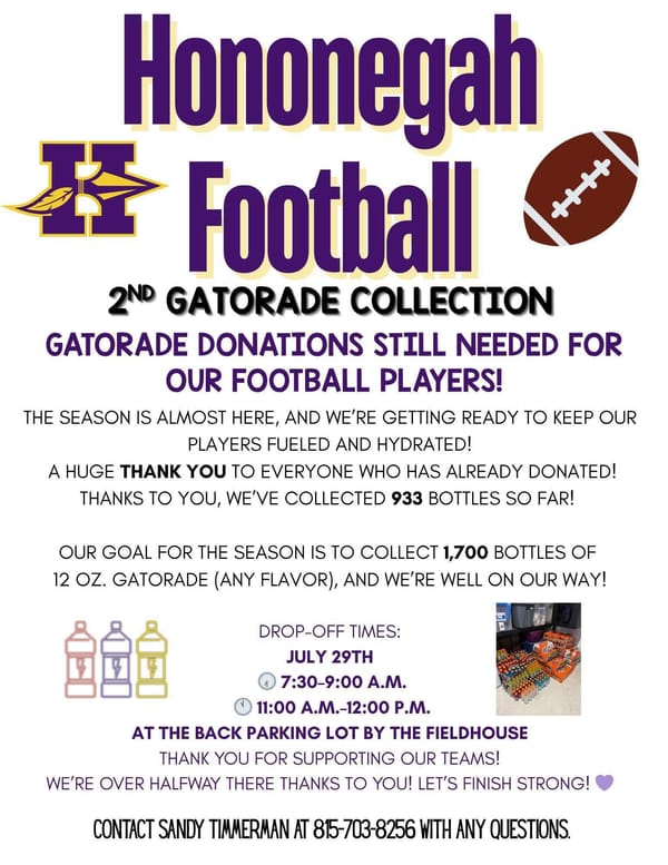 Hononegah Football 2nd GATORADE Collection