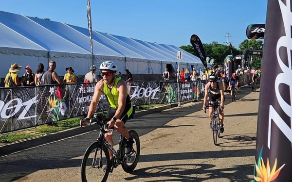 Thousands welcome Ironman 70.3 athletes to Rockton