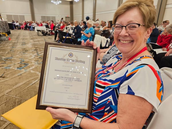 Vicki Lynn named Illinois American Legion Auxiliary Unit Member of The Year