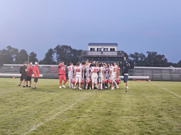 SOBO's got good work in as they prepare for Game 1 of the 2025 season during their Red and White Night scrimmage.