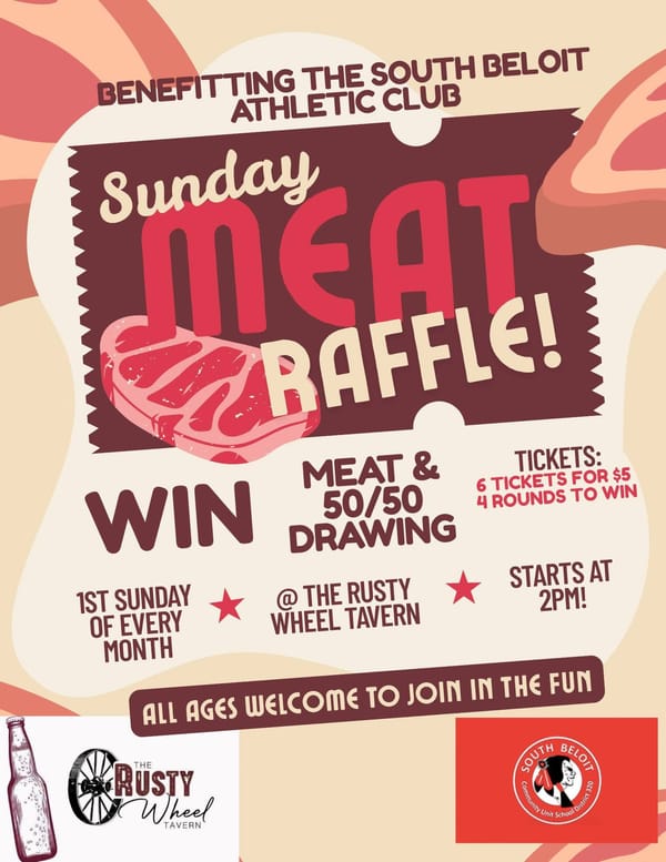 Meat Raffle Benefitting the South Beloit Athletic Club