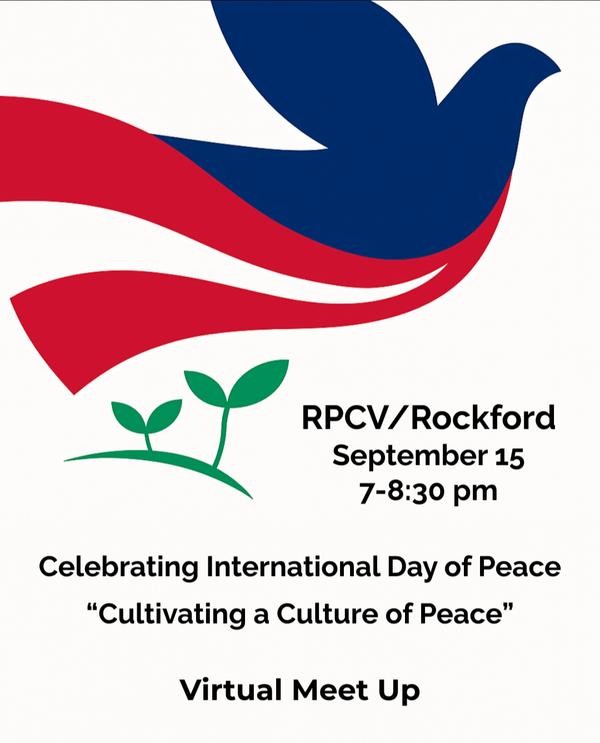 Stateline RPCVs hosting meetup to celebrate international Day of Peace