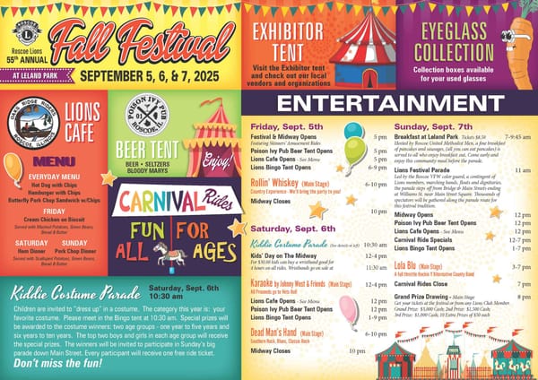 Roscoe Lions Club Fall Festival is just around the corner