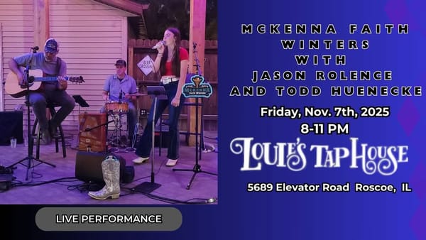 Music: McKenna Faith Winters with Jason Rolence and Todd Huenecke