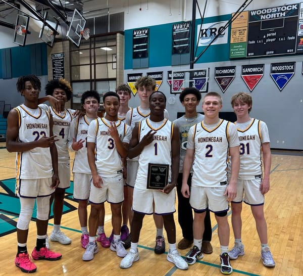 Hononegah Indians remain undefeated as they knock off Harlem on the road Friday night, 54-42.