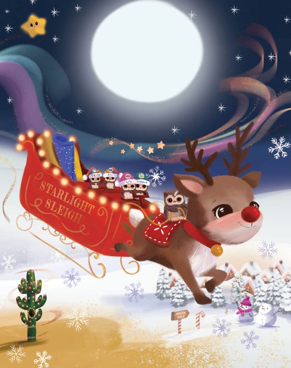 Elfie the Owl and the Mystery of the Northern Lights - A Tiny Hero’s Tale, the second book release for mother-and-son duo