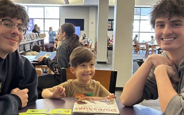 Photos: Reading Buddies at Hononegah