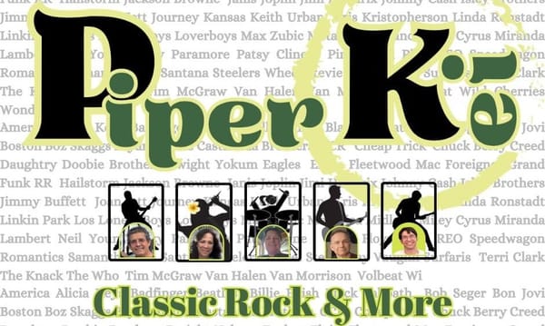Piper Kei brings their rockin' classics from the 70's & 80's to opening week at Rockton River Market