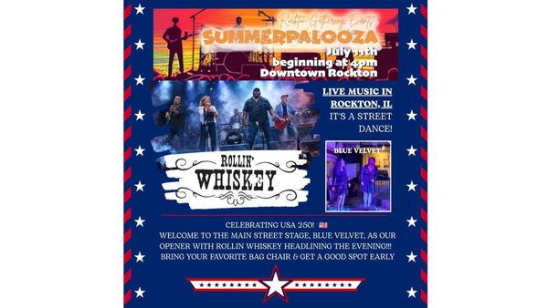 Summerpalooza – Celebrating Our 250th brings music, history, and hometown pride to Downtown Rockton